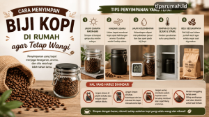 Cara Menyimpan Biji Kopi di Rumah